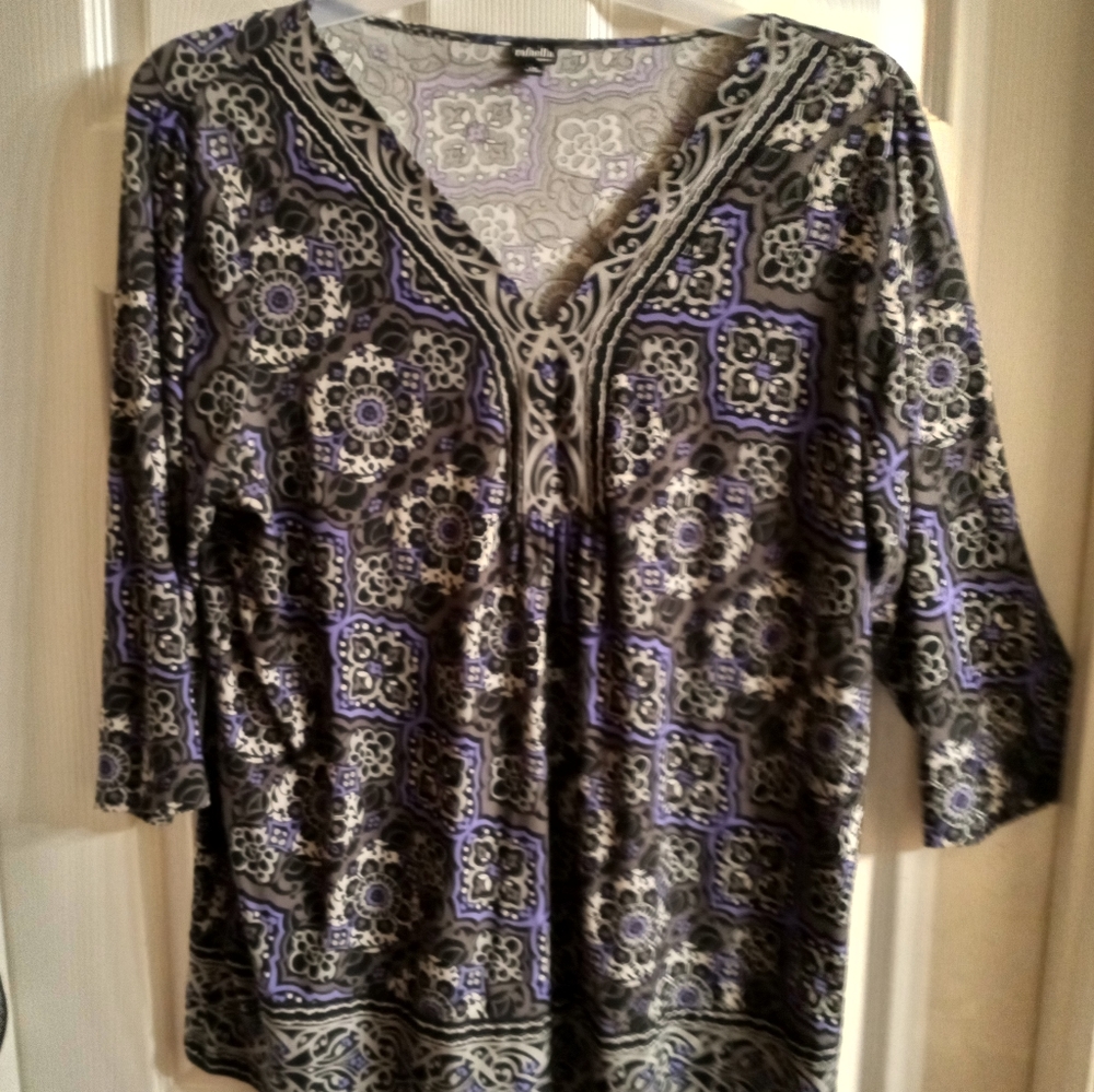 Rafaella plus size top size 1X